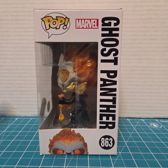Funko POP Marvel Infinity Warps Ghost Panther GITD Fan Club 863 Vinyl Figure - Picture 2 of 6